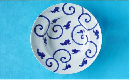 古染唐草パスタ皿 神田陶器店 A16-5