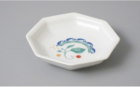 有田焼 森のミモザ八角小皿(3枚セット)A12-164