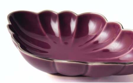 有田焼 紫釉縁錆菱型皿 2個セット【ARITAYAKI-STORE】食器 デザートうつわ 皿 ハンドメイド おもてなし 高級食器 和食器 A24-98