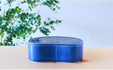 有田焼 ルリ釉 繭型蓋物【ARITAYAKI-STORE】食器 うつわ ハレの日 めでたい おもてなし おせち 高級食器 ハンドメイド A24-145