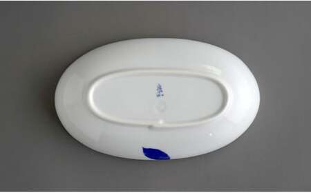 有田焼 食洗機対応 鉄仙花カレー皿 2点セット【泰山】食器 器 うつわ 皿 楕円皿 ボウル A45-287