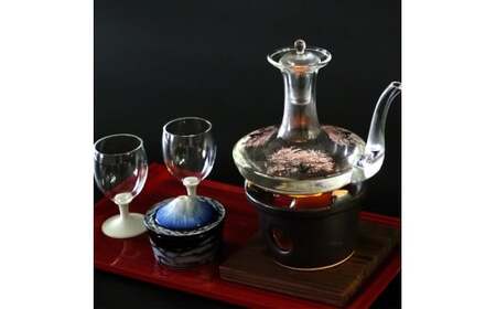 桜が咲くと飲み頃に! 耐熱桜燗瓶酒器セット【東洋セラミックス】有田焼 お正月 晩酌 日本酒 燗酒 熱燗 A35-297