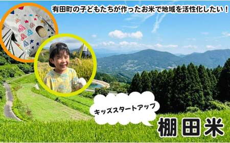 有田町の子どもたちが作ったお米で地域を活性化したい！キッズスタートアップ 有田の棚田米 おいしい米 3kg【大吉村】有田町 米 おいしい 3キロ 3kg 棚田 地域 活性化 地域おこし 保育園 保育園児 K24-1