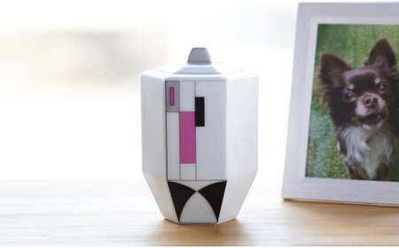 有田焼 Angel’s home 天使たちのおうち ARTDECO SILVER / PINK -アールデコ- シルバー / ピンク【よう楽庵・たかす】六角型 ペット 骨壺 小型犬 犬骨壺 猫骨壺 動物骨壺 仏具 ミニ 骨壺 メモリアルポット A120-33