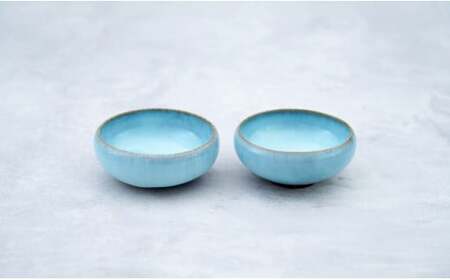 有田焼 月白 3寸小鉢 2個セット 【 茂正工房 】 梶原大敬 陶器 小鉢 和食器 青磁 手作り 作家もの A24-174