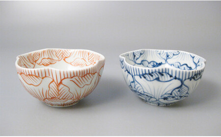 食卓セットD（Only碗・鉢2・小鉢2・飯碗湯呑2・箸置2）大慶 A100-75