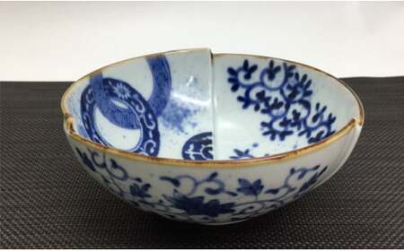 有田焼 染付絵変わり三方つなぎ5.5寸鉢 マルコウ陶苑 A29-4