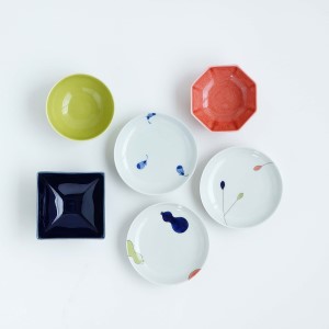 0 230 有田焼 かわいい形 使いやすい柄 まめ小鉢 まる小皿 6つ特別セット 金照堂 佐賀県有田町 ふるさと納税サイト ふるなび