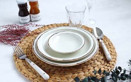 有田焼 ホワイト釉渕サビ 3種丸皿セット【中山陶和堂】食器 うつわ 器 磁器 陶磁器 皿 丸皿 3枚 セット シンプル ナチュラル ホワイト ブラウン 贈り物 ギフトA35-607 180,000円