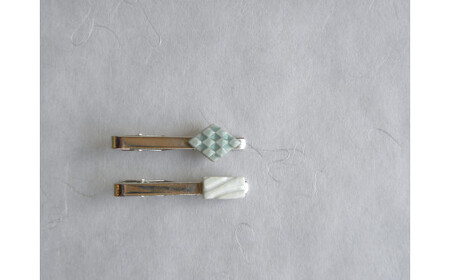 noji(楠 -kusunoki-) 有田焼ネクタイピン2個セット A12-217