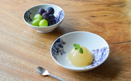 有田焼 紫陽花 小皿2枚セット 辻聡彦 聡窯 A35-162 | 佐賀県有田町