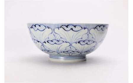 有田焼 染付花弁紋 / 蛸唐草 平麺鉢 2個セット【丸兄商社】そうた窯 食器 器 うつわ 麺鉢 丼 丼ぶり 2個 セット ペア 手描き 染付 ブルー 電子レンジ対応 A40-400