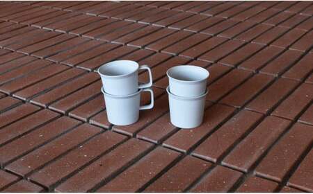 1616/ TY Coffee Cup Gray 4個セット【1616/arita japan】有田焼 食器 カップ コーヒーカップ グレー シンプル 35000円 3.5万円 A35-624