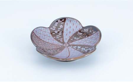 まるぶん 有田焼 梅形小皿 4個セット A22-7