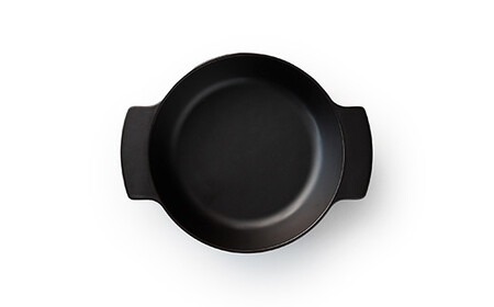 A18-31 有田焼 ARITAJIKI potdish(M) black ヤマト陶磁器