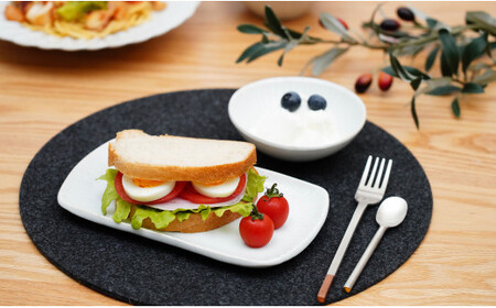 有田焼 乃利陶窯 李白鎬彫 長角プレート皿・丸小鉢セット／大幸陶苑 食器 器 うつわ 陶磁器 皿 ギフト 贈答 35000円 3.5万円 A35-462