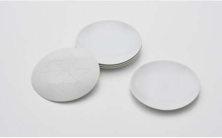 2016/ CH Plate set【2016/オリジナル】有田焼 食器 器 皿 小皿 プレート 5枚 ホワイト シンプル AA45-345