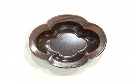 有田焼 飴釉 木瓜 蓋付耐熱皿 24to3【西富陶磁器】食器 器 うつわ 皿 蓋付 グラタン皿 耐熱皿 直火対応 オーブン対応 かわいい おしゃれ ブラウン 30000円 3万円 A30-825