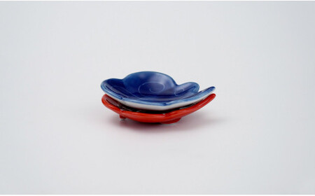 有田焼 白磁長角皿と筋斗雲豆皿セット(長角皿×2個・雲豆皿×2個) 深海三