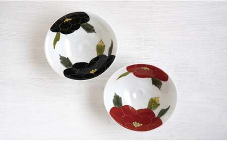 有田焼秦山窯葉形鉢2枚セット