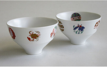 ARITA PORCELAIN LAB(アリタポーセリンラボ) ASTEROID(アステロイド)・ペア段付飯碗 有田焼 モダン 茶碗 小鉢 A35-214