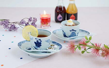 どんなシーンでも役立つ しん窯青花のホットタイム6点セットです。小島芳栄堂 A50-203