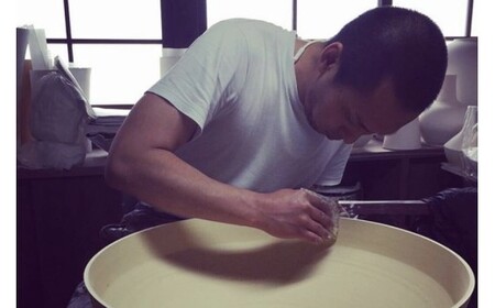 中仙窯 有田焼 青白磁鉢(中尾純作) A55-80