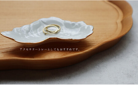 有田焼 White×Gold手塩皿５枚セット まるふく 豆皿 小皿 シンプル おしゃれ 小皿揃い カジュアル A24-20