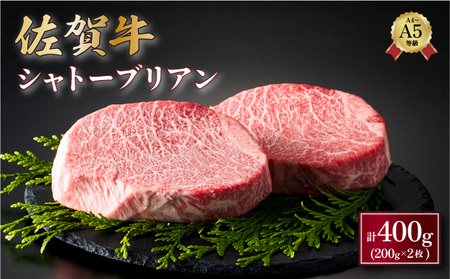 佐賀牛シャトーブリアン 400g (200g×2パック)