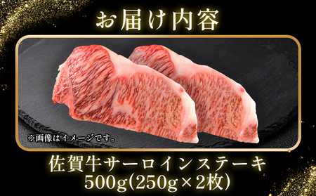 艶さし!【A4~A5】佐賀牛サーロインステーキセット 500g(250g×2枚)