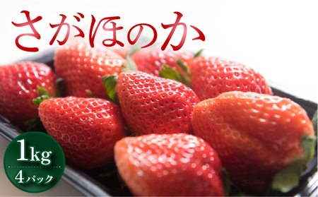 佐賀産 さがほのか4パック【41nf-010】