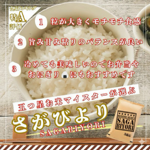  [令和7年産]【白米】さがびより 3kg [15年連続特A評価! 五つ星お米マイスター厳選! ] 