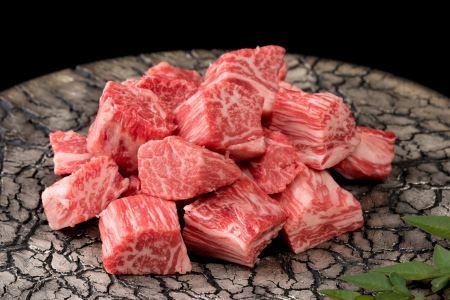 おすすめ「佐賀県産黒毛和牛」ヒレサイコロステーキ400gNK0012