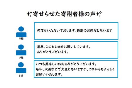 ［定期便全5回］ヒレの女王【シャトーブリアン】が、まさかの総量５kg NK1015