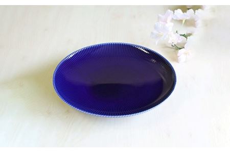 香蘭社◆有田焼◆ピンストライプ(R)中皿1枚