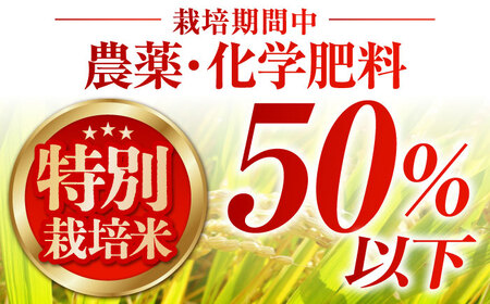 【全3回定期便】特別栽培米「夢しずく」玄米10kg [HAG024]