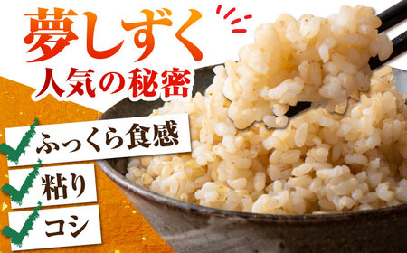 【全3回定期便】特別栽培米「夢しずく」玄米10kg [HAG024]