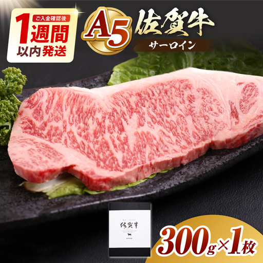 佐賀牛 サーロインステーキ300g HAD026 ステーキ 牛肉 国産