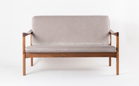 【木と過ごすくつろぎの時間】＜受注生産＞2Pソファ【bookMt.】[HBW006]家具 インテリア 手作り 椅子 ソファ 木製 チェア ウッド