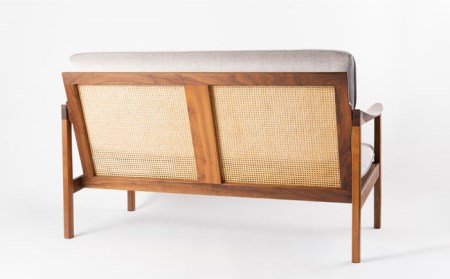 【木と過ごすくつろぎの時間】＜受注生産＞2Pソファ【bookMt.】[HBW006]家具 インテリア 手作り 椅子 ソファ 木製 チェア ウッド