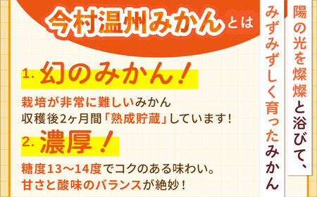 ＜先行予約＞【2月〜3月発送】幻のみかん タッチの甘熟「今村温州みかん」5kg【夢の甘熟みかん タッチ】[HCE002]フルーツ みかん 果物 貯蔵 ミカン 蜜柑