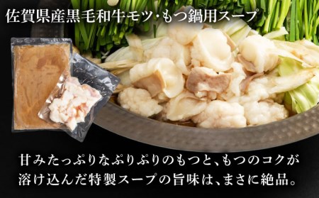 佐賀牛 A5 すき焼き・佐賀県黒毛和牛もつ鍋セット（2?3人前） HAD143 