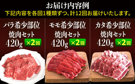【12回定期便】佐賀県産 1頭まるごと 定期便 / 牛肉 [IAH225]