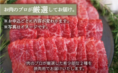 佐賀牛 焼肉用 食べ比べセット（希少部位2種） 600g / 牛肉 [IAH065]