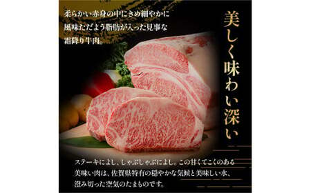 P-40 佐賀牛 ステーキ 300g (150g×2枚) 国産牛 和牛 ブランド牛 牛肉 肉 高級 人気 おすすめ 佐賀県 太良町