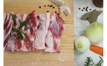 【希少部位！好評につき1〜2ヶ月待ち】さばきたて工場直送新鮮豚肉バラ軟骨 3.5kg さばきたて 工場直送 豚バラ軟骨 豚バラ 軟骨 ブタ肉 ぶた肉 お肉 豚 ブタ 肉 あばら骨 コラーゲン 新鮮 シャルキュティエ田嶋 冷蔵便 人気 太良町 N-132 N30D 