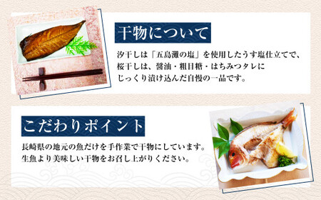 【7営業日以内発送】長崎五島灘荒波一夜干し 合計17枚 干物セット ひもの 魚 海の幸