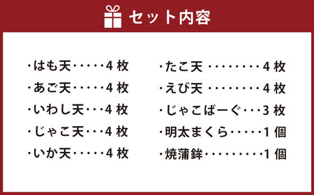 バラエティ蒲鉾10種詰合せ 蒲鉾 かまぼこ すり身 天ぷら 長崎タカラ食品
