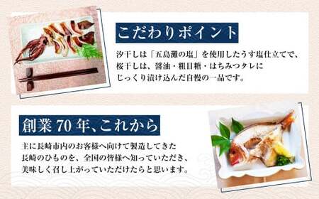 【全6回定期便】長崎五島灘一夜干し 合計15枚 干物 ひもの 海鮮 魚介 海の幸 山道水産