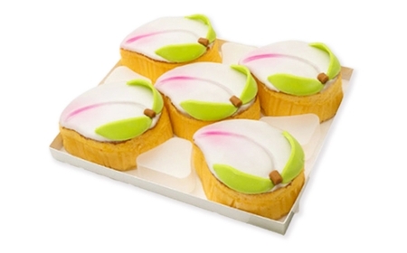 桃かすてら5個入 カステラ お菓子 菓子 手作り お祝い